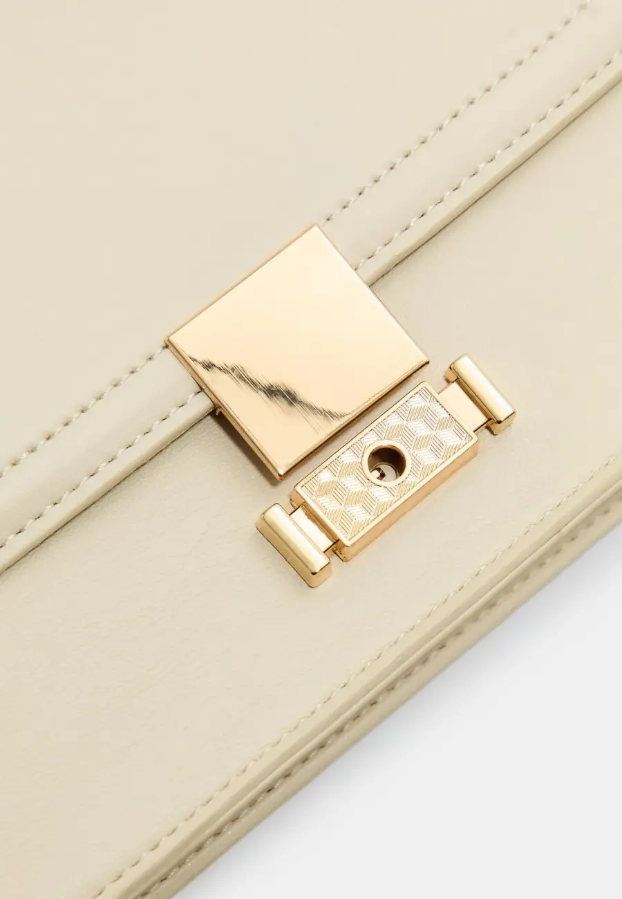 Double-handle crossbody bag
