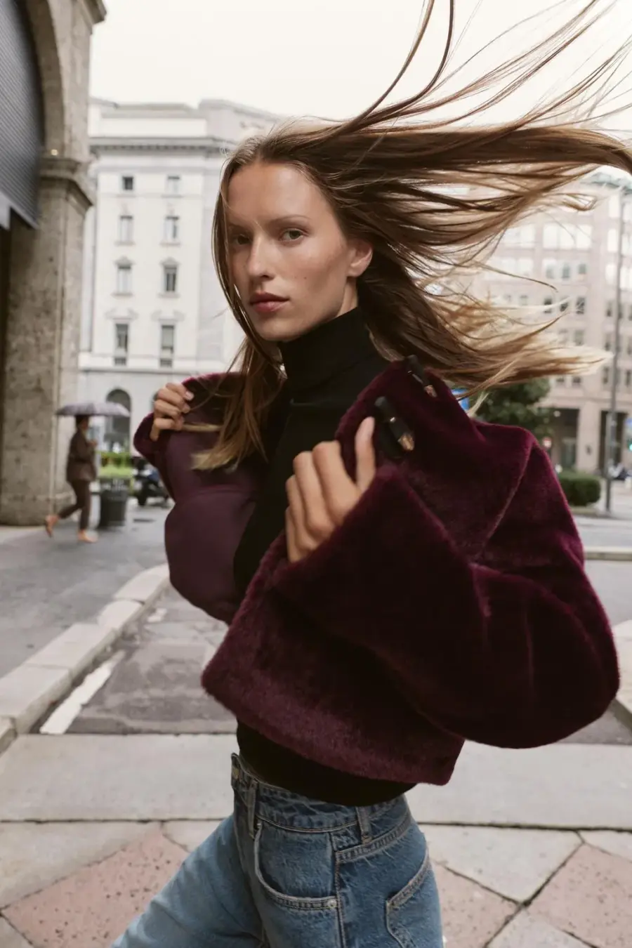 DOUBLE-FACED JACKET WITH TOGGLES