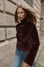 DOUBLE-FACED JACKET WITH TOGGLES