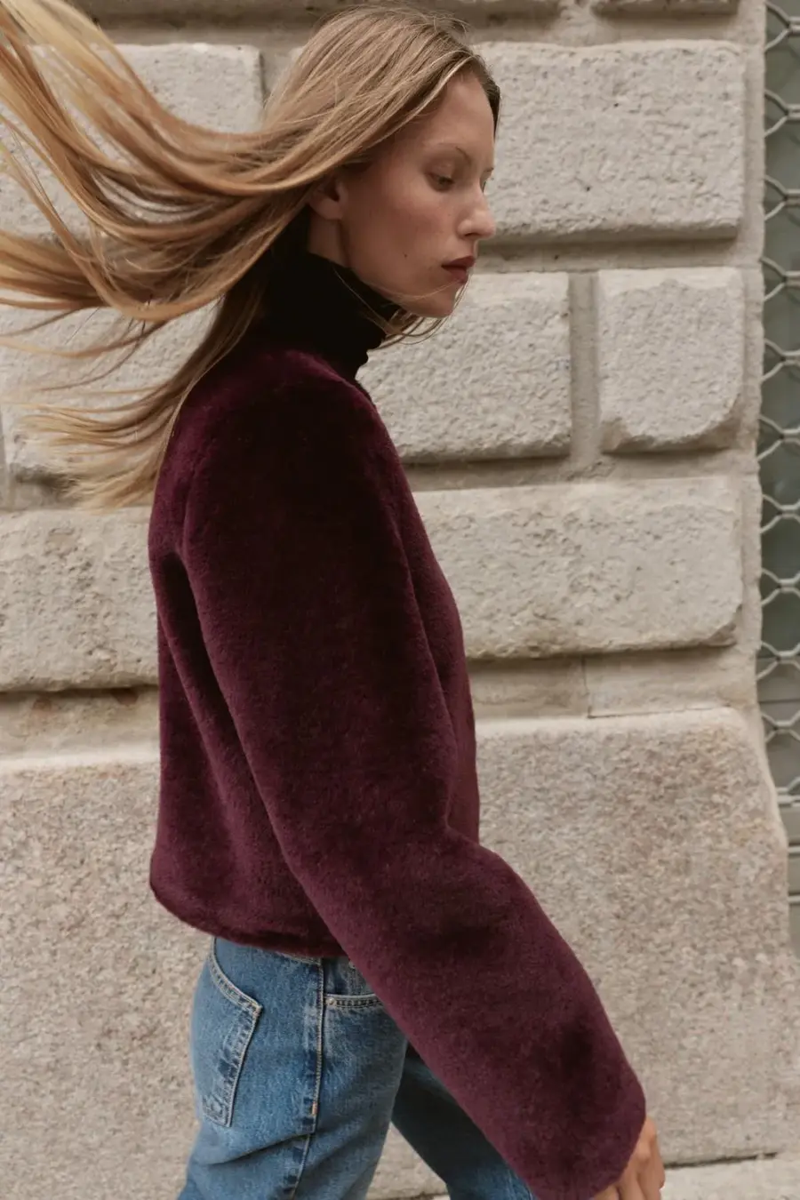 DOUBLE-FACED JACKET WITH TOGGLES