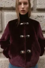 DOUBLE-FACED JACKET WITH TOGGLES