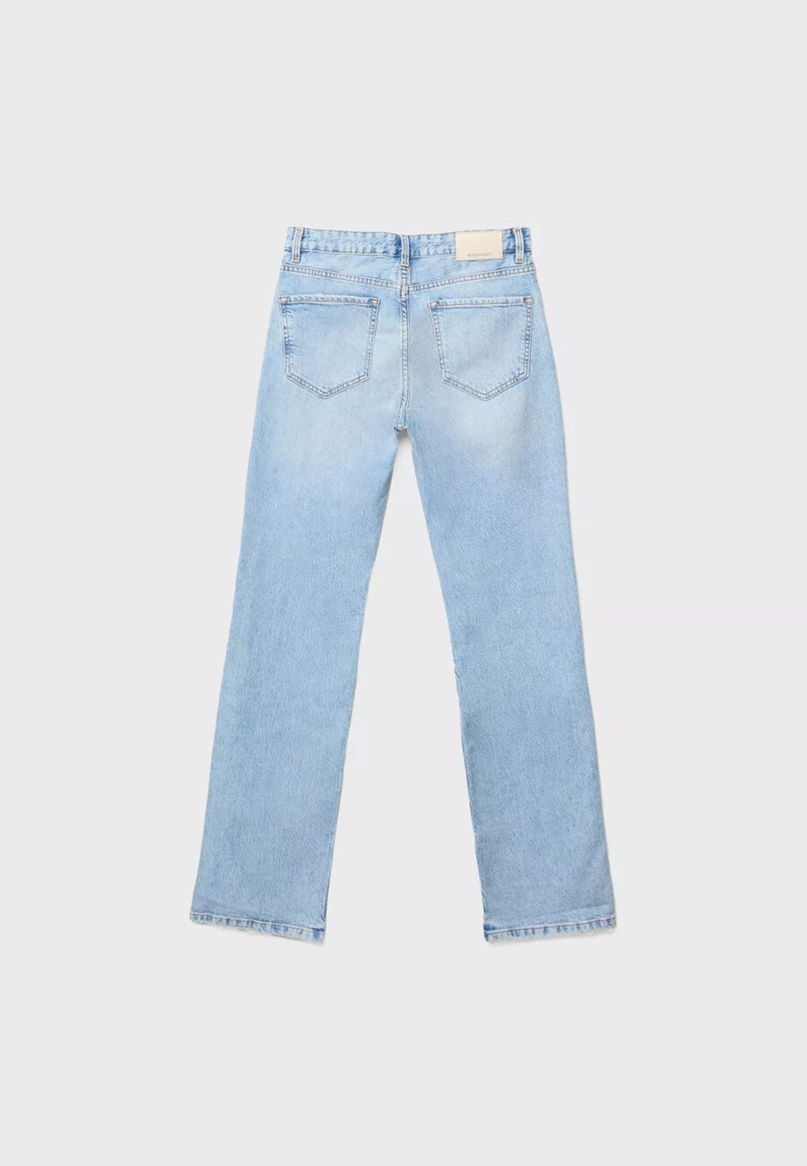 D98 STRAIGHT-LEG VINTAGE EFFECT JEANS