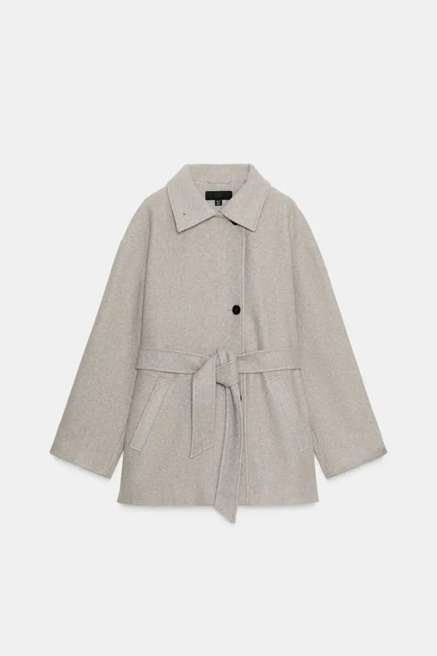 SOFT DOUBLE-POSITION COLLAR COAT