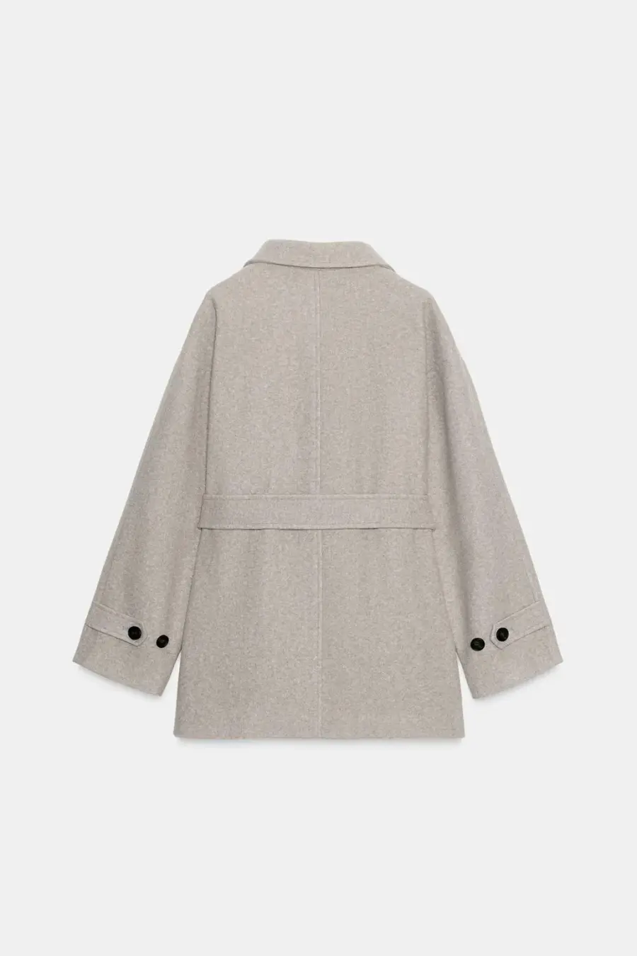 SOFT DOUBLE-POSITION COLLAR COAT