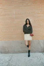 RIB KNIT CARDIGAN WITH BUTTONS