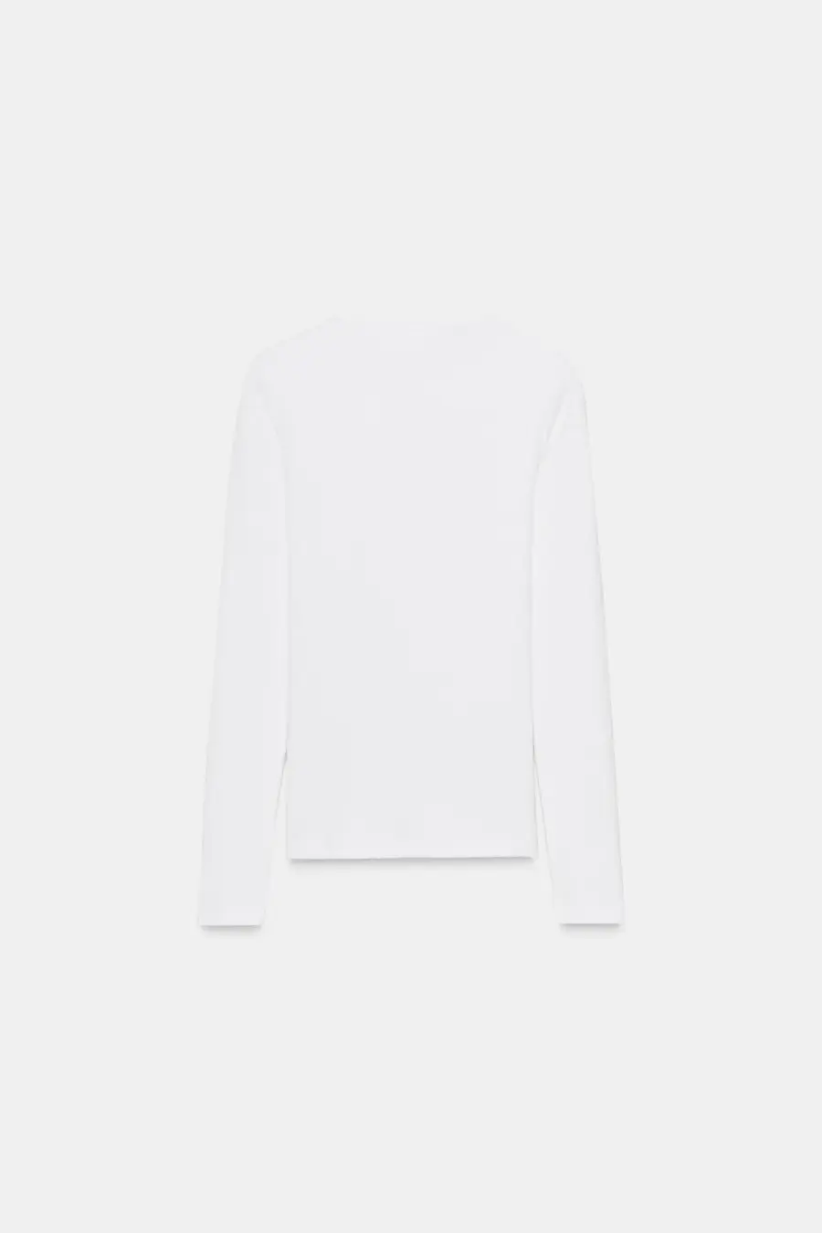 RIBBED T-SHIRT WITH BUTTONS