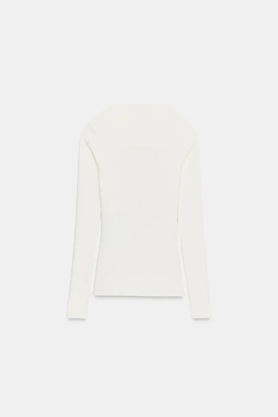RIBBED LONG SLEEVE T-SHIRT