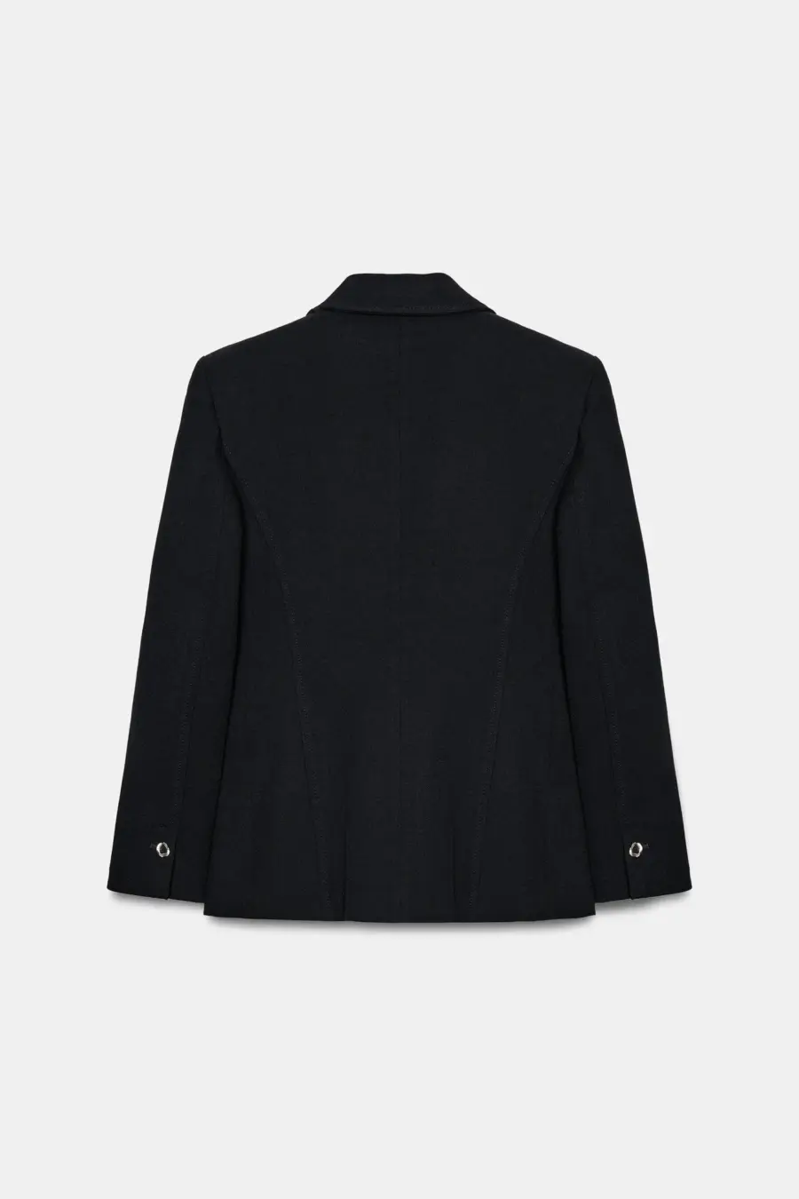 FITTED BLAZER WITH SHOULDER PADS