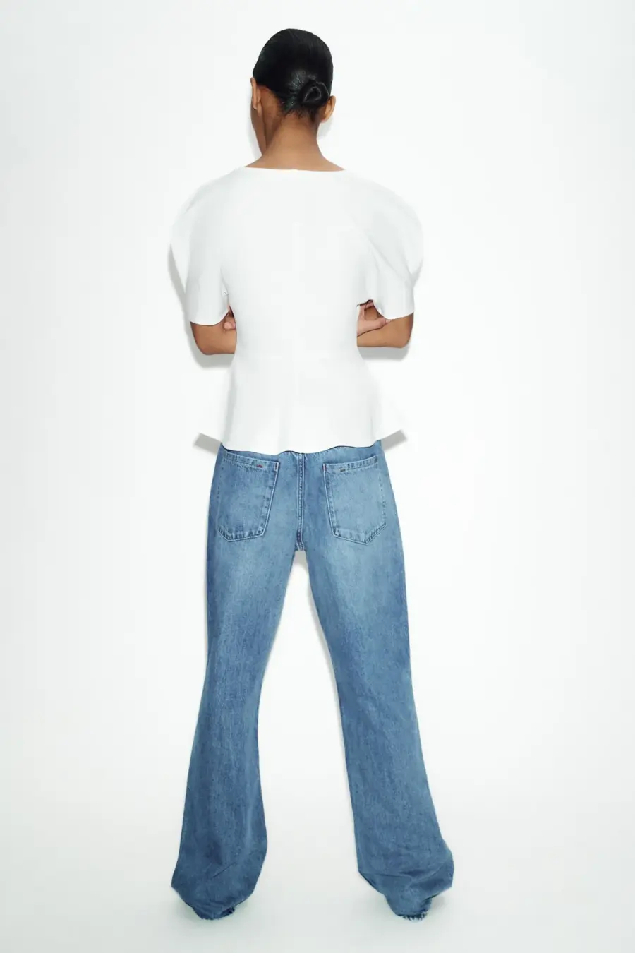 SOFT PEPLUM T-SHIRT