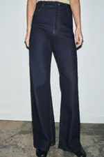 ZW COLLECTION WIDE-LEG HIGH-WAIST JEANS