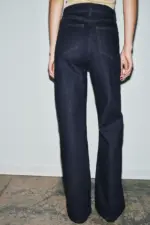 ZW COLLECTION WIDE-LEG HIGH-WAIST JEANS