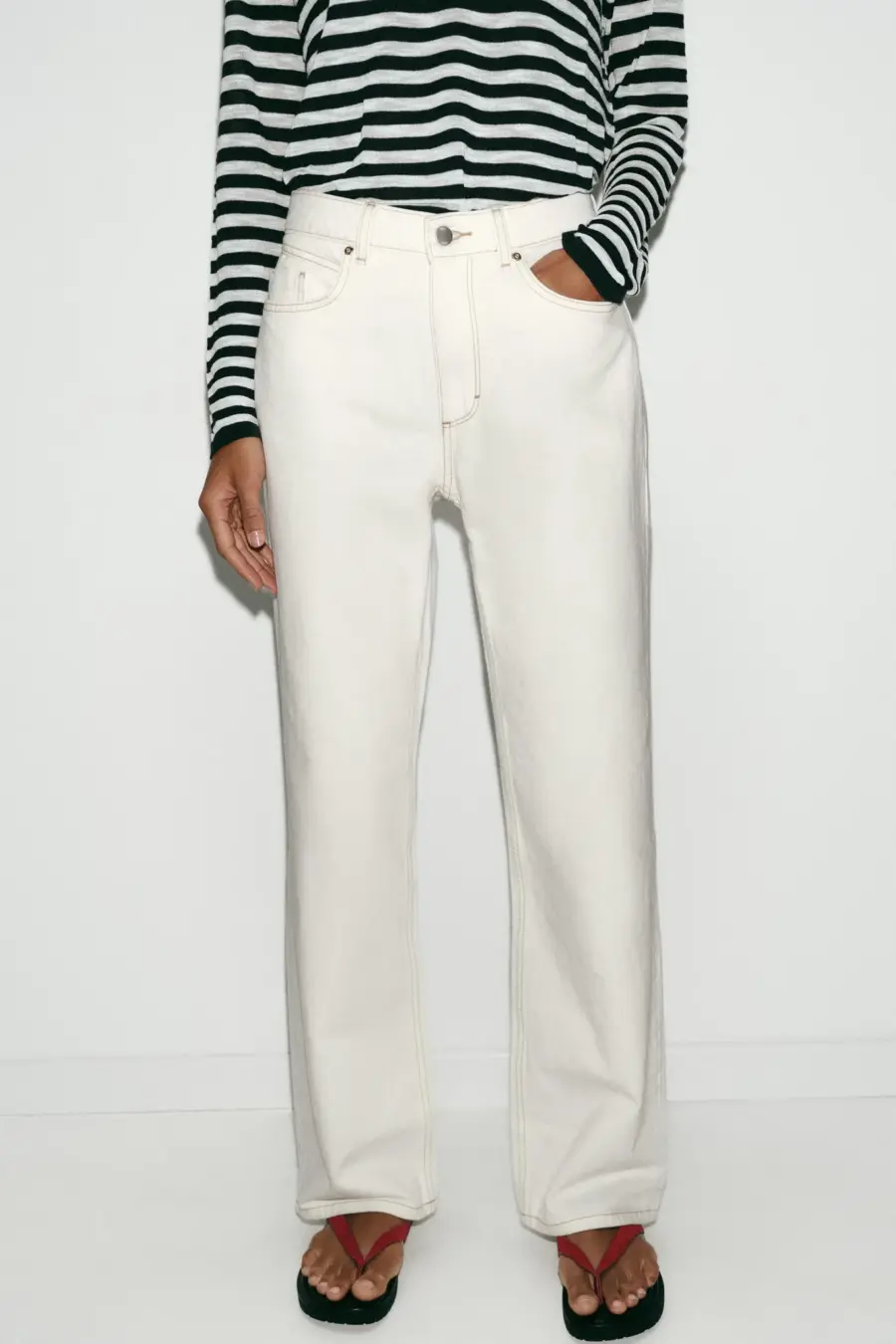JEANS Z1975 STRAIGHT HIGH-WAIST LONG LENGTH