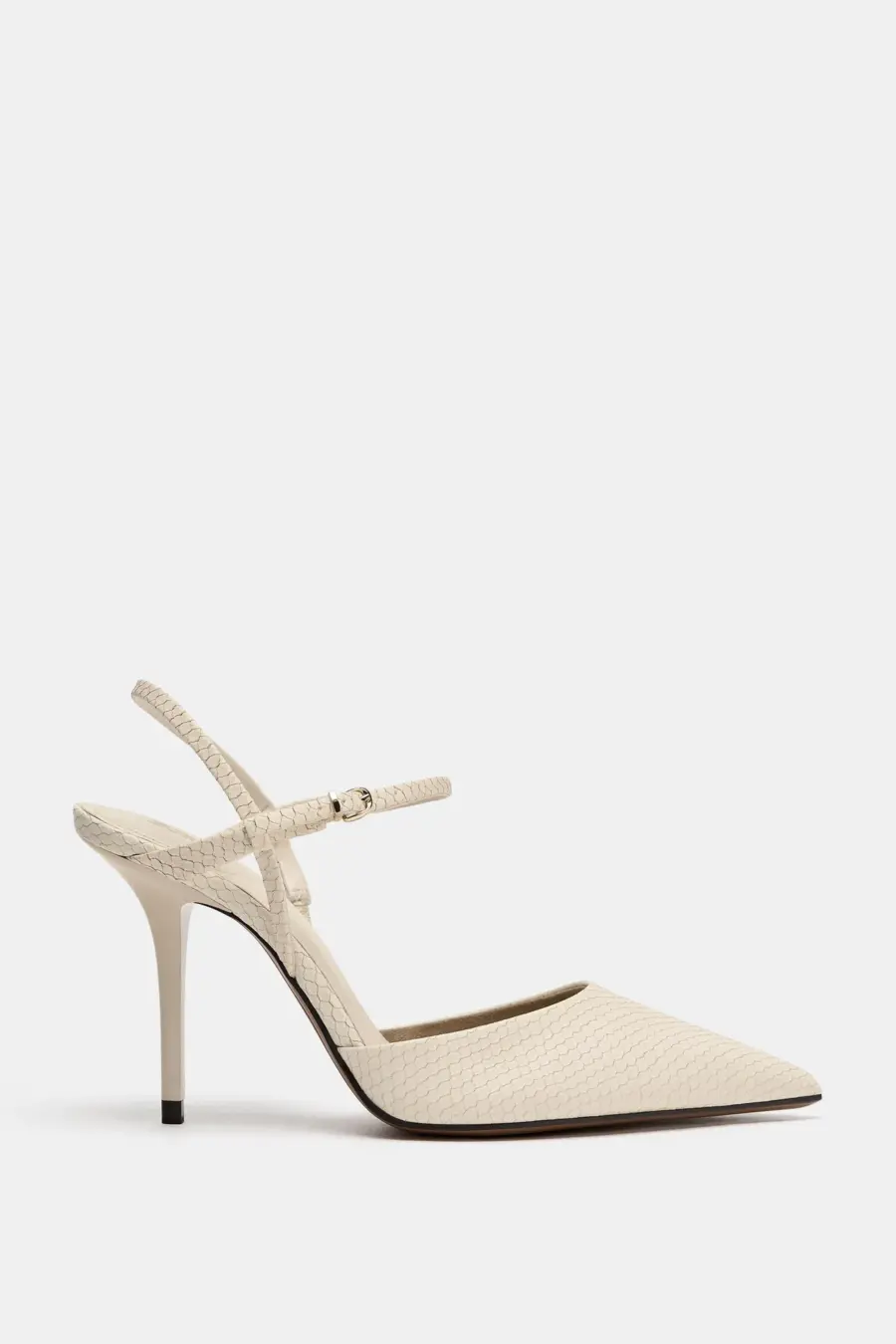 EMBOSSED SLINGBACK SHOES