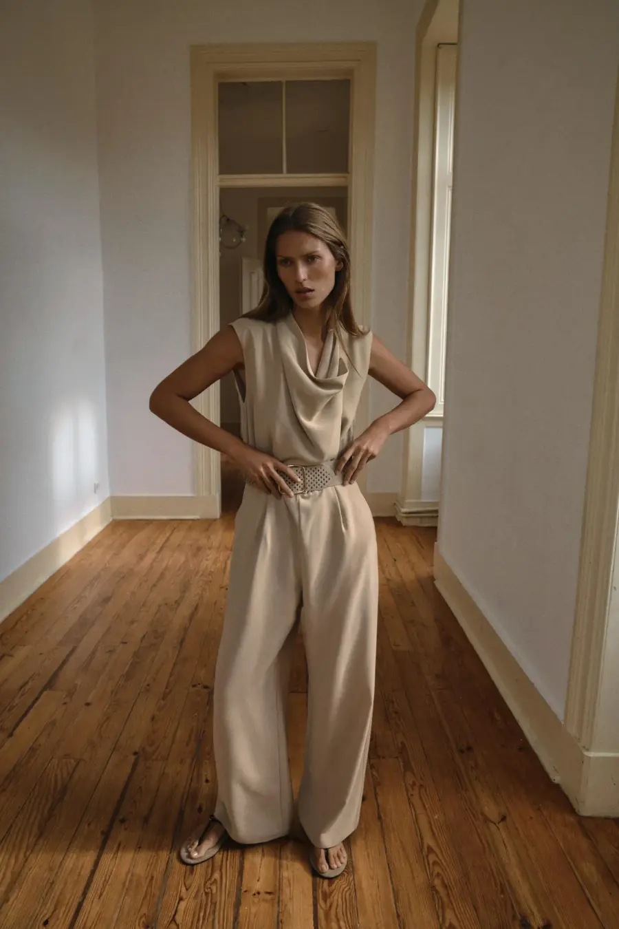 JUMPSUIT WITH BELT