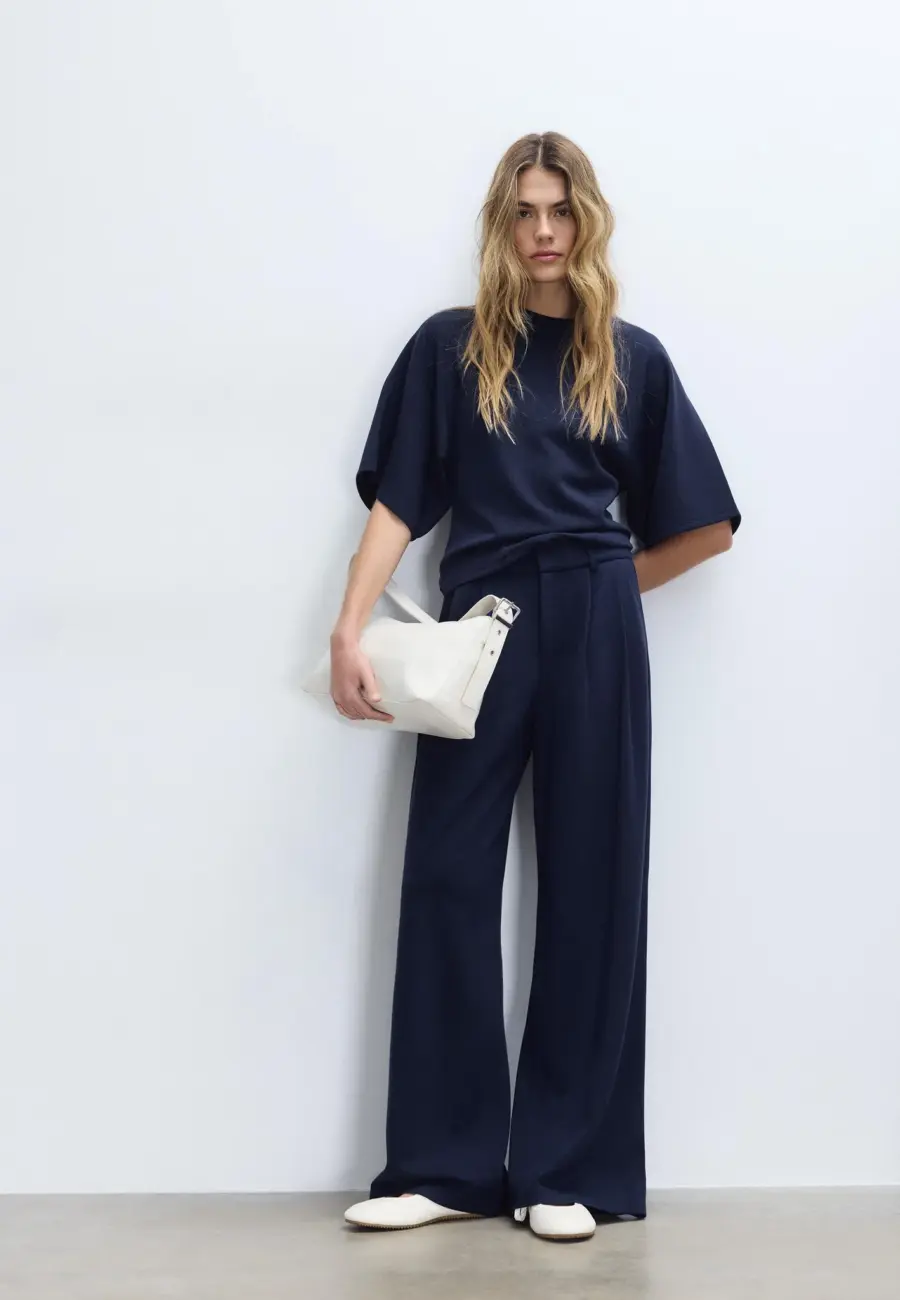 Soft-touch dress trousers