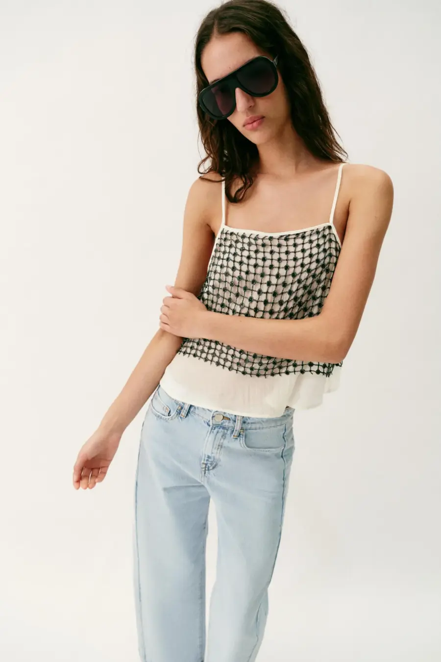 Z1975 HIGH-WAIST JEANS WITH FRONT SEAMS