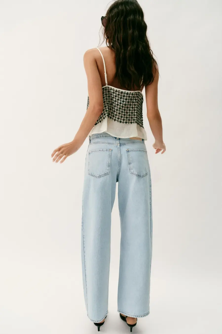 Z1975 HIGH-WAIST JEANS WITH FRONT SEAMS