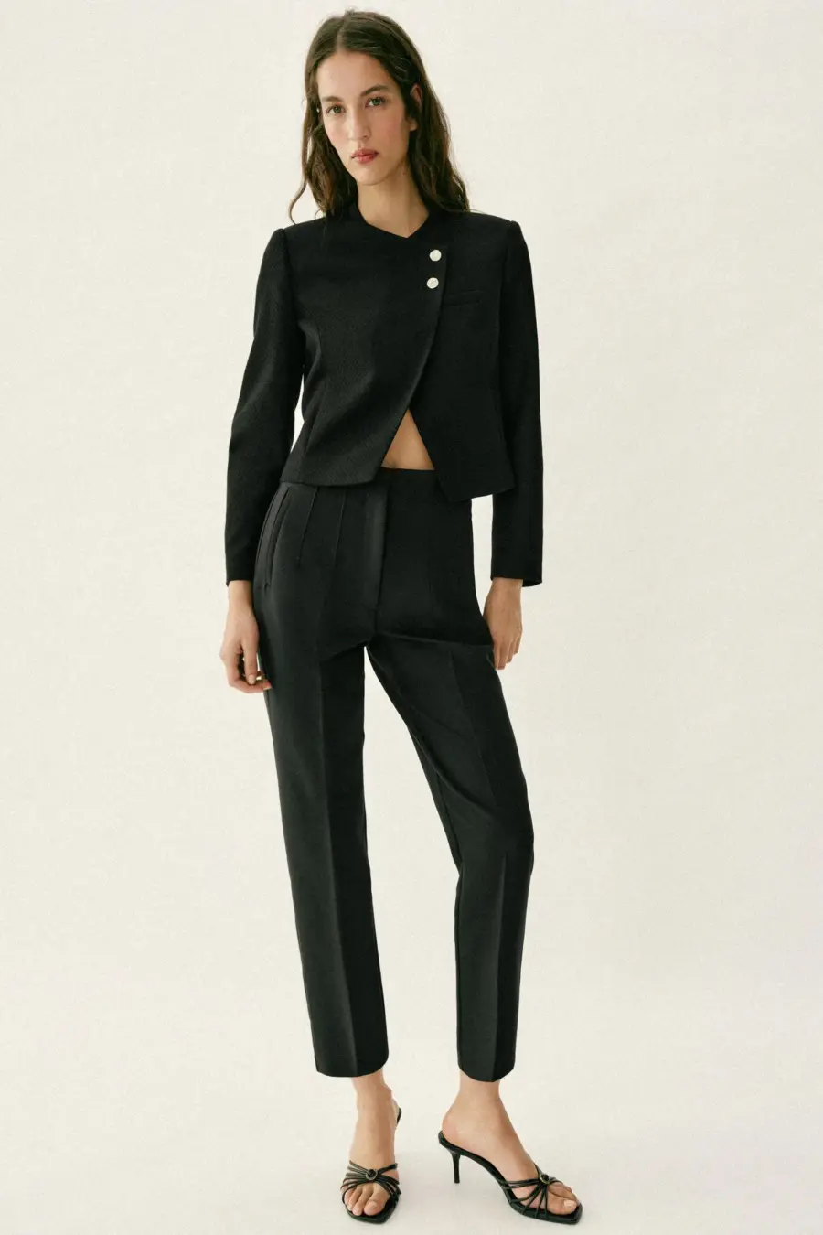 HIGH-WAIST TROUSERS