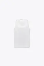 WIDE STRAP POLYAMIDE T-SHIRT