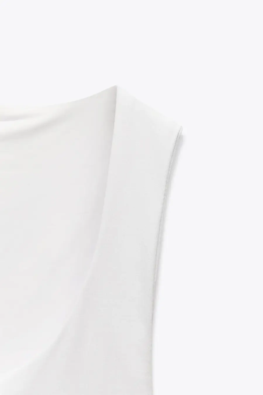 WIDE STRAP POLYAMIDE T-SHIRT