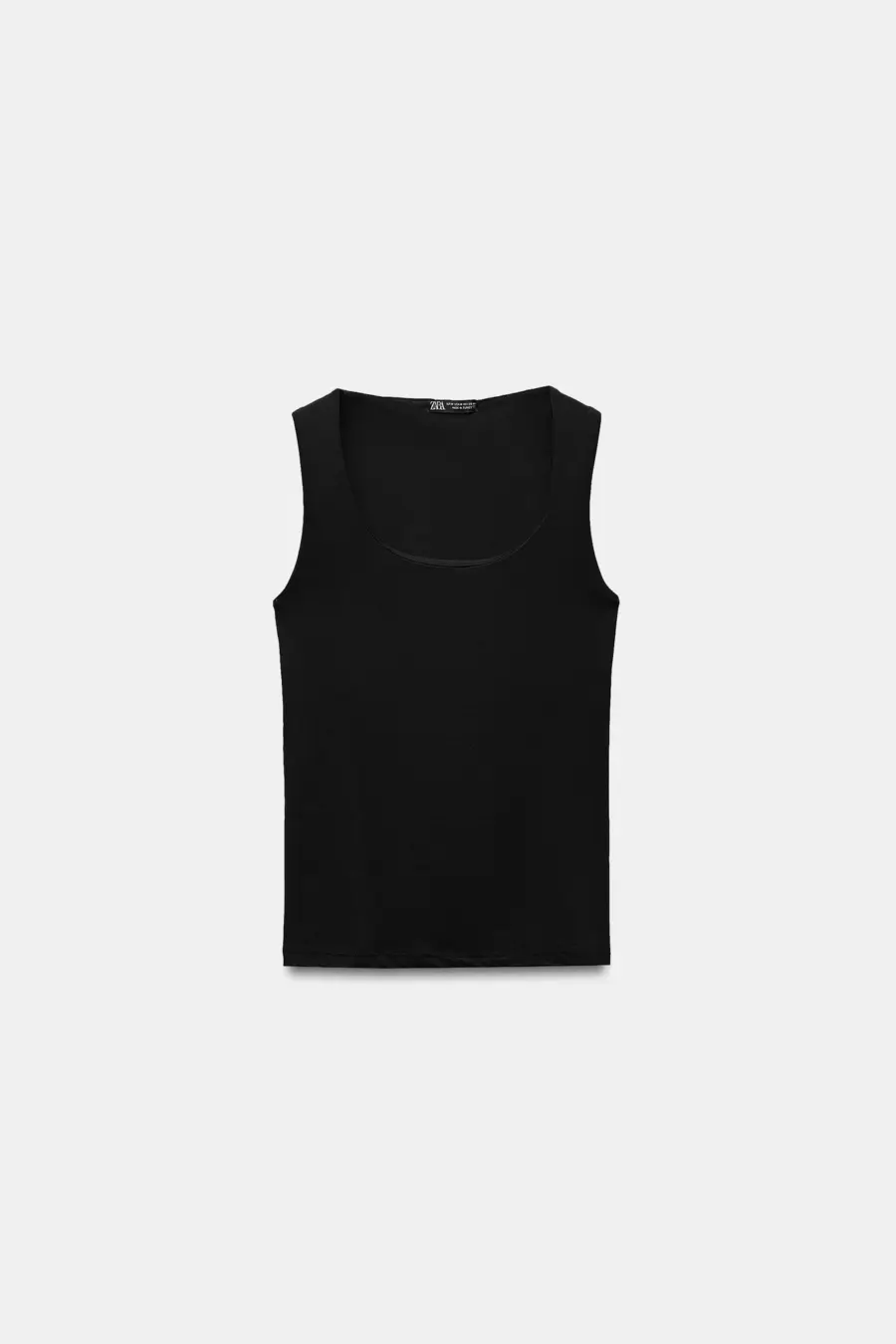 WIDE STRAP POLYAMIDE T-SHIRT