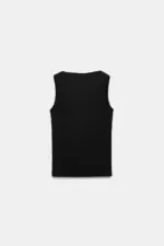 WIDE STRAP POLYAMIDE T-SHIRT