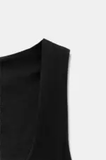 WIDE STRAP POLYAMIDE T-SHIRT