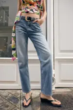 Z1975 SLIM FIT MID-WAIST JEANS WITH BELT