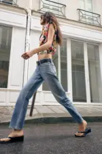 Z1975 SLIM FIT MID-WAIST JEANS WITH BELT