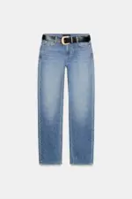 Z1975 SLIM FIT MID-WAIST JEANS WITH BELT