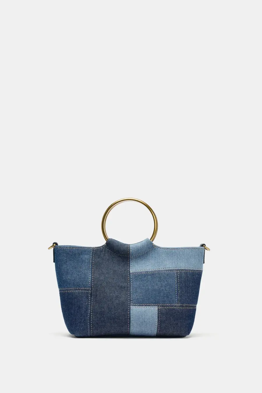 PATCHWORK MINI BUCKET BAG
