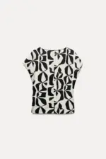 SATIN PRINTED TOP