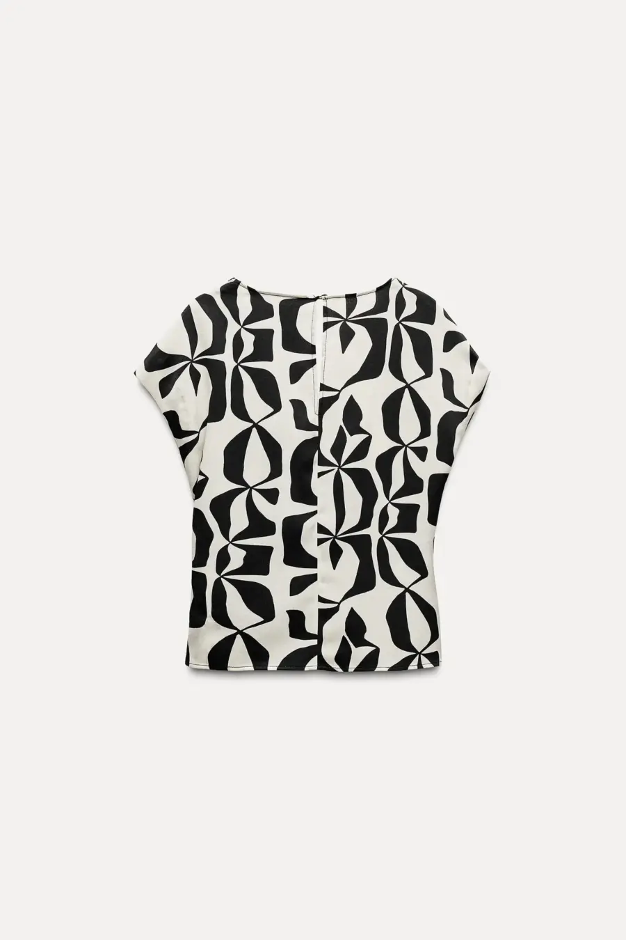 SATIN PRINTED TOP