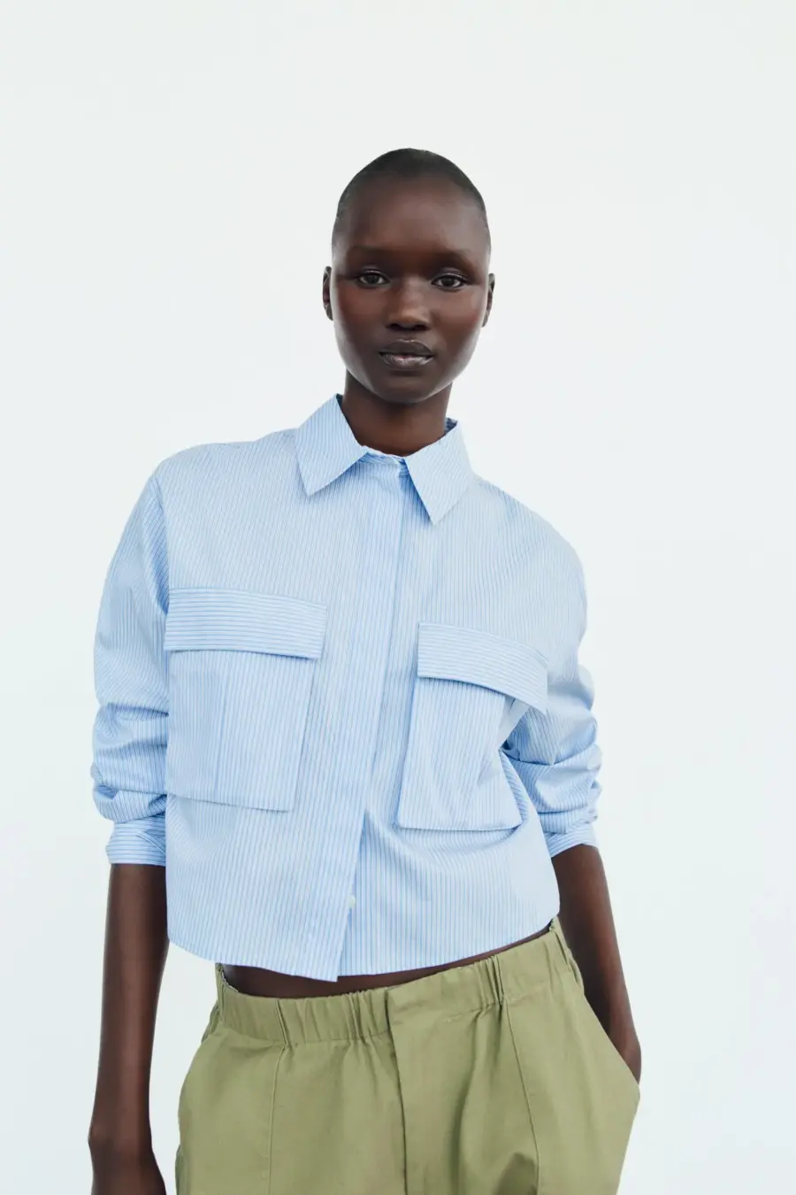 BLOUSE WITH TOP BALLOON