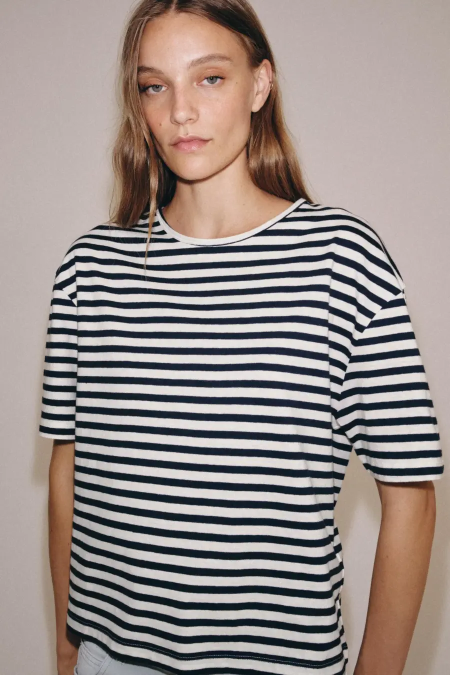 SHORT SLEEVE STRIPED T-SHIRT