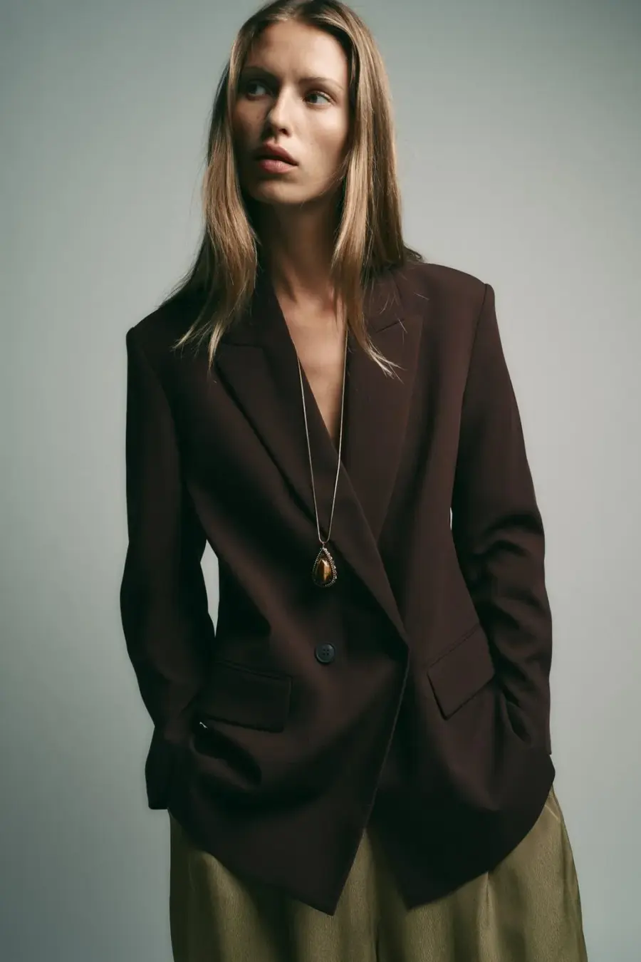 OVERSIZE DOUBLE-BREASTED BLAZER