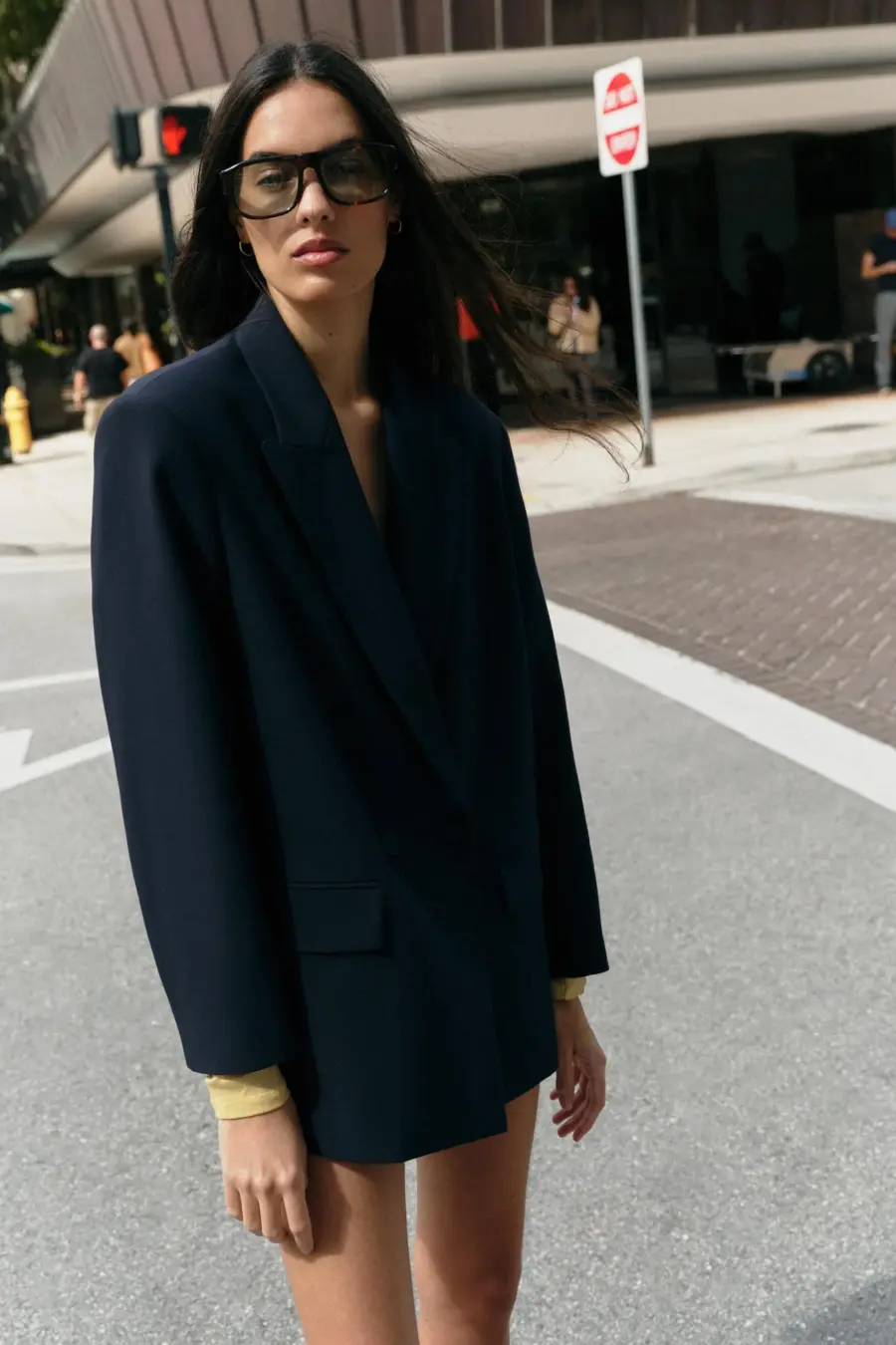 OVERSIZE DOUBLE-BREASTED BLAZER