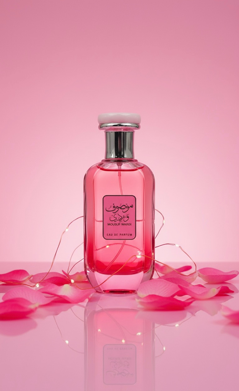 عطر موصوف وردي