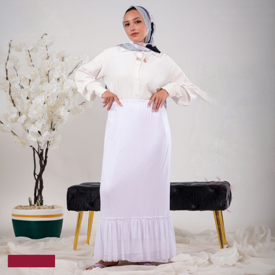تطويلة فستان أبيض | Dress Extension