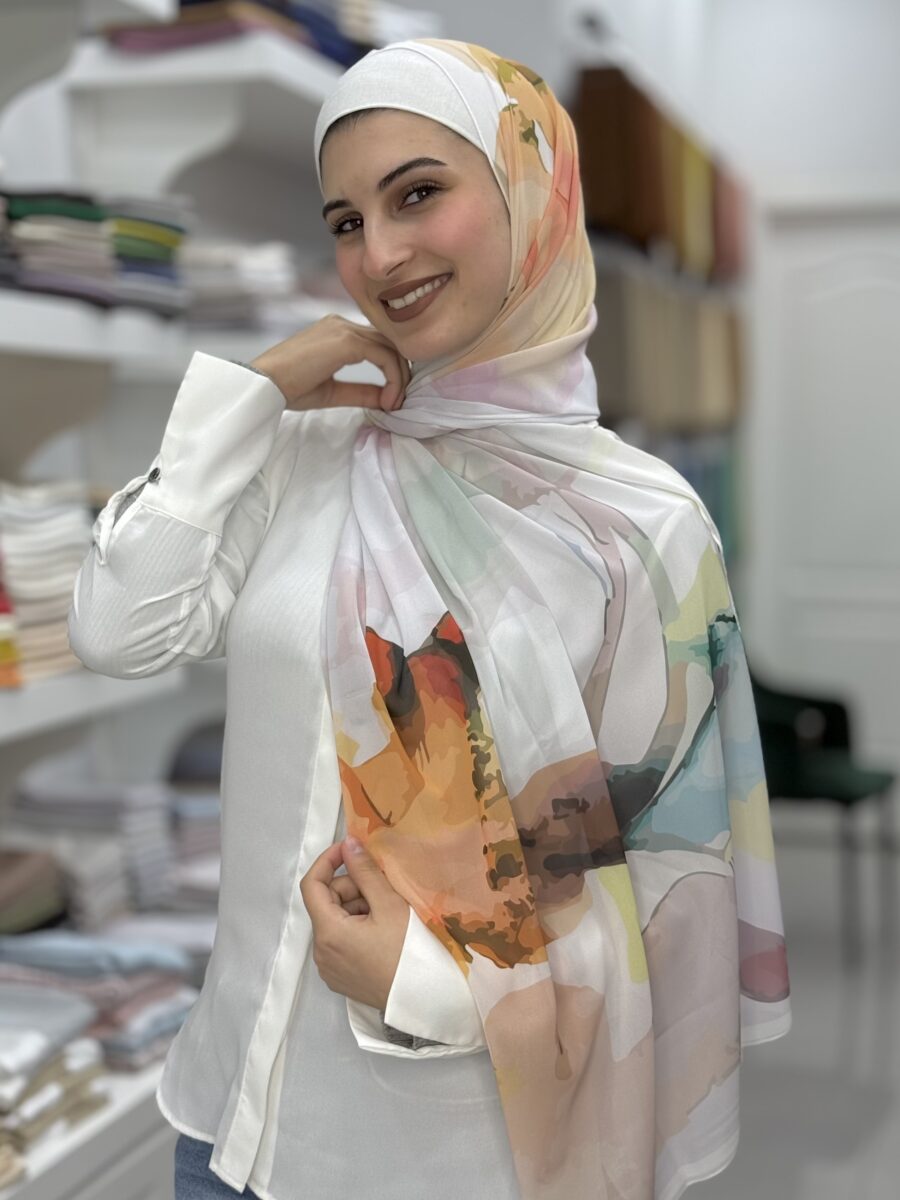 شيفون معرق | Printed Chiffon