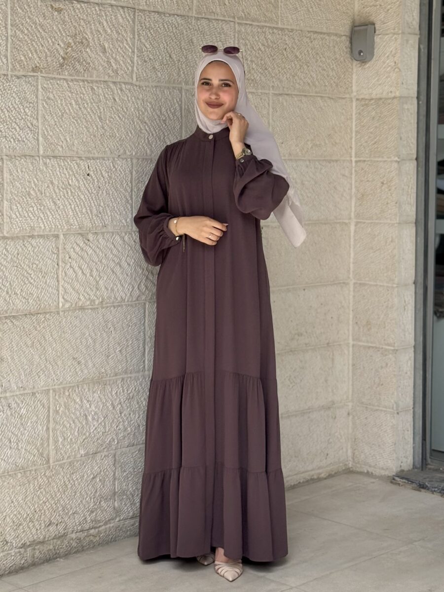 عباية فلو ترابي | Daily Abaya