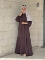 عباية فلو ترابي | Daily Abaya