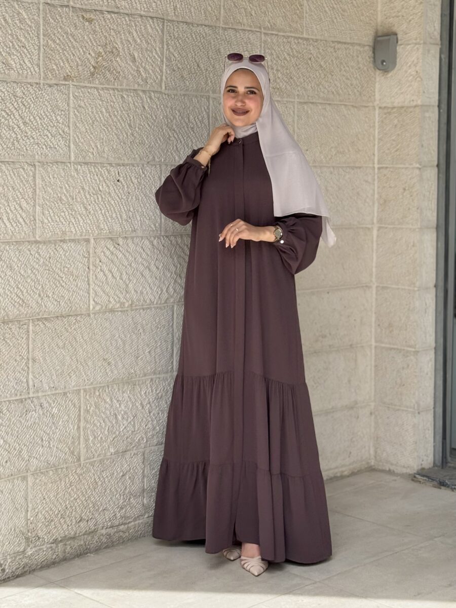 عباية فلو ترابي | Daily Abaya