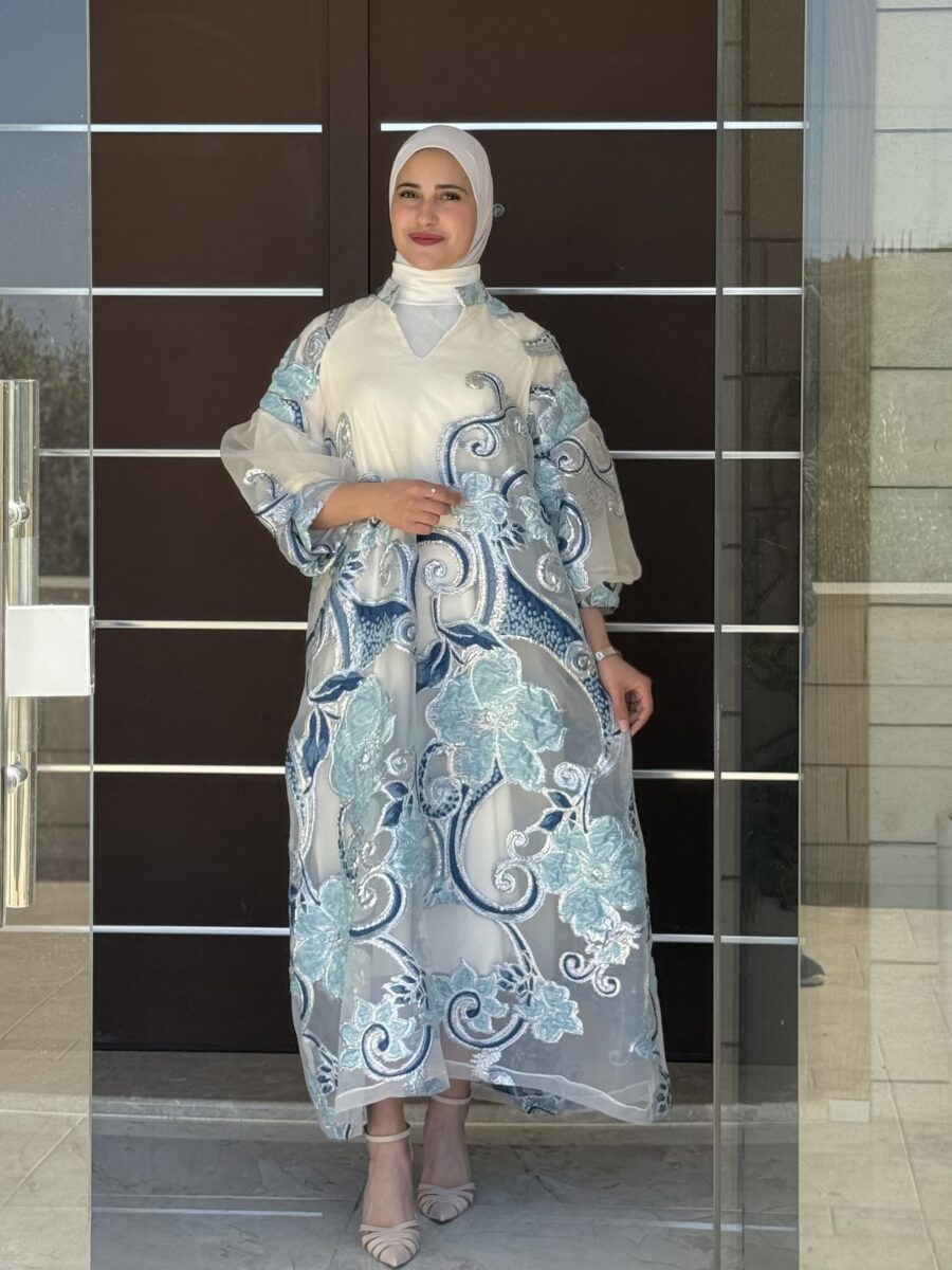 عباية رسمية أزرق | Formal Abaya