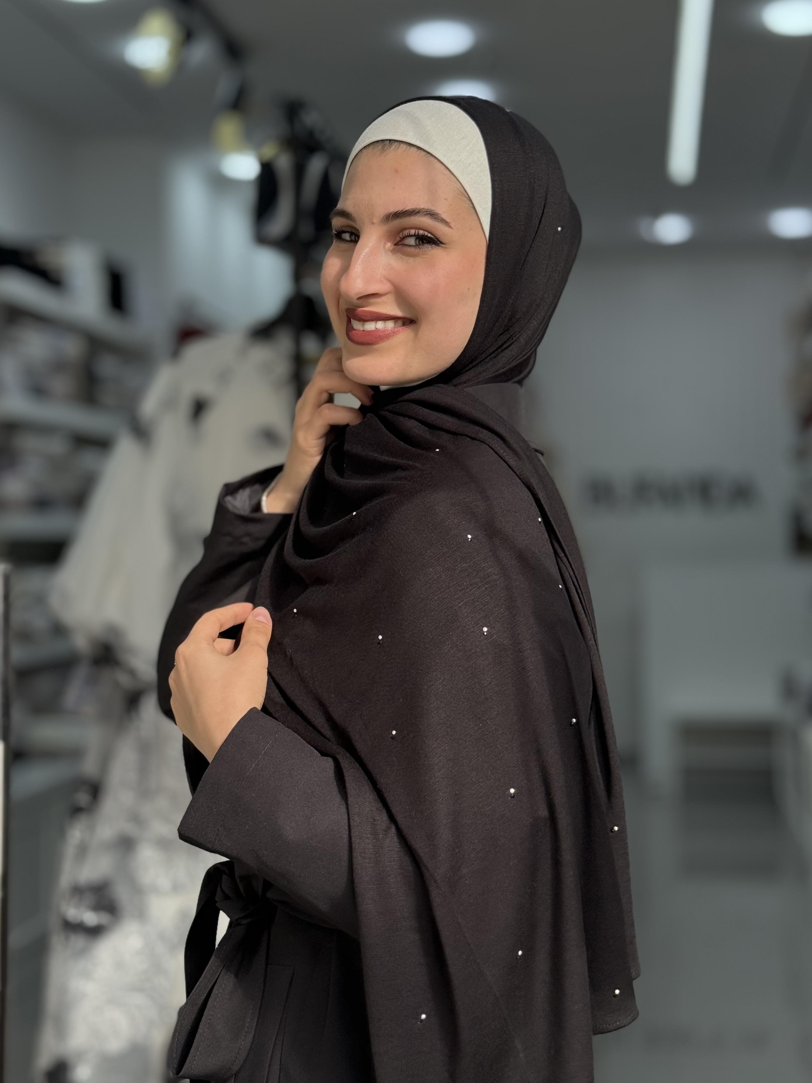 قطن كويتي مع زركون ولولو
