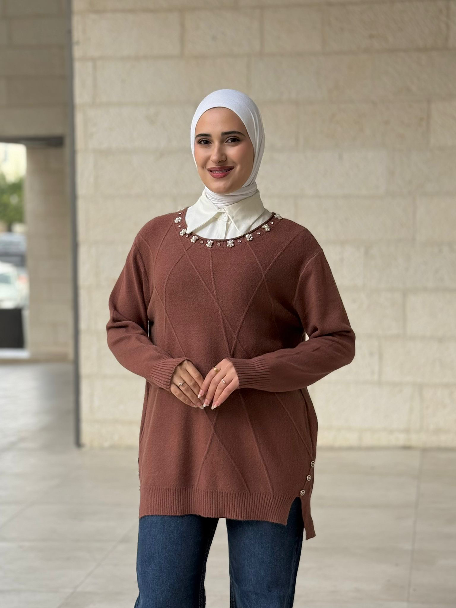بلوز صوف لولو | Wool Blouse