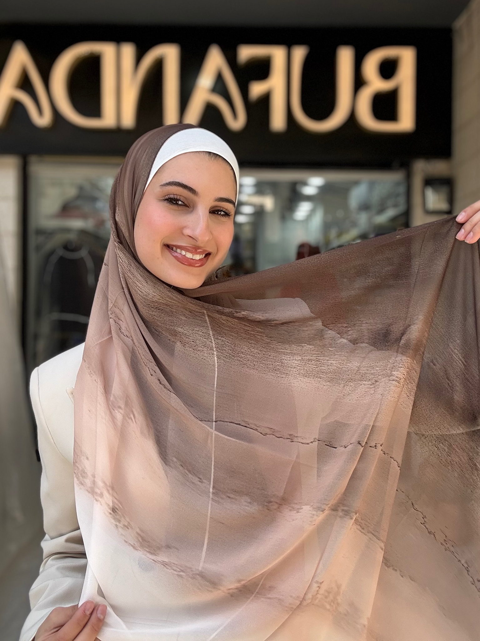 شيفون معرق | Printed Chiffon