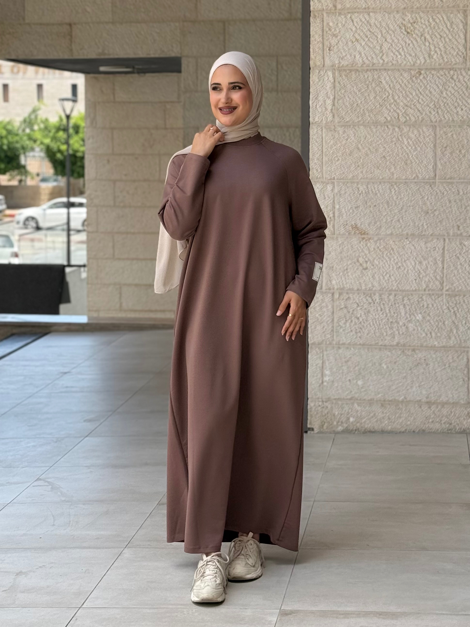 فستان قطن اويشو صيفي نود