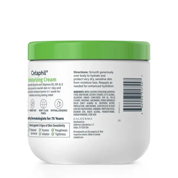 קרם לחות לעור יבש עד יבש מאוד מבית Cetaphil