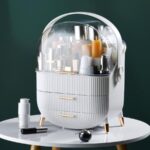 Makeup Storage,Desktop Makeup Organizer,Multifunction Portable Makeup Storage Box Waterproof Dustproof